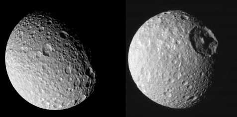 Mimas Front and Back