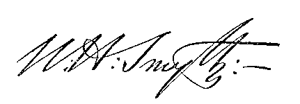 W.H.Smyth Signature